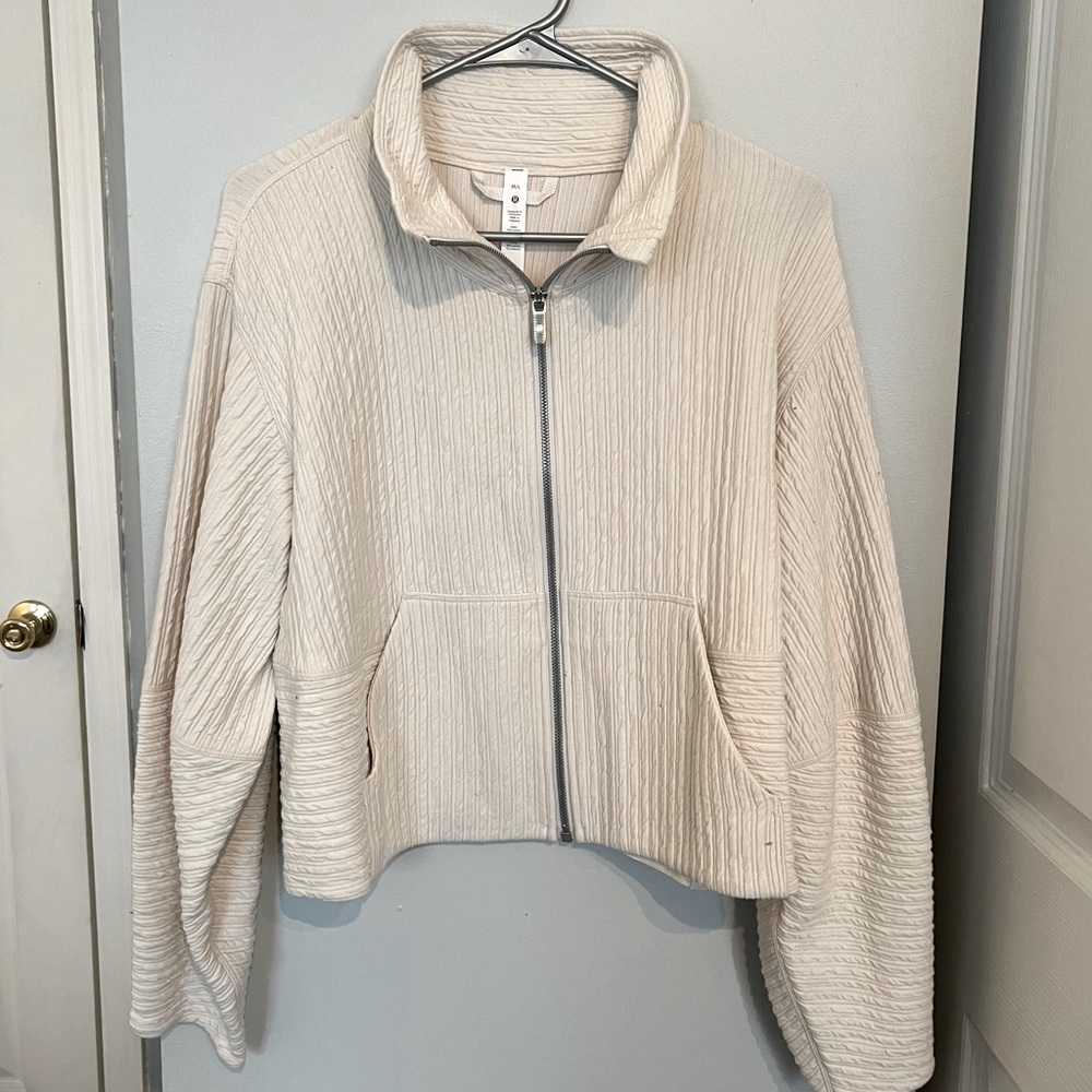 Lululemon Textured Full Zip Pullover. - image 1